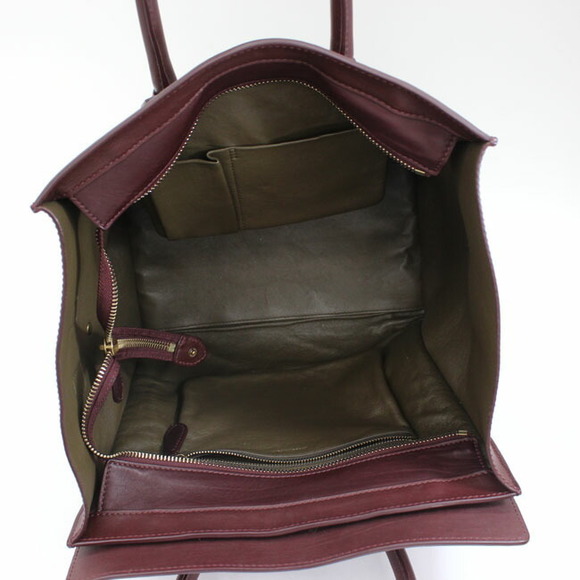 Celine Luggage Mini Shopper Handbag Purple - Picture 13 of 13